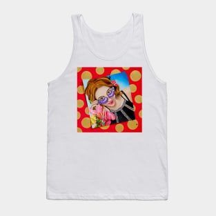 Pin-Up Girl Art Tank Top